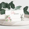25 Place Cards Easter with Easter Bunny with Easter Basket