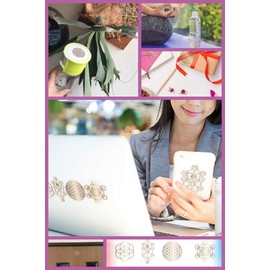 Ancient Sacred Geometry Energy Seal Large Medium Small 10 Piece Set Flower of Life Metatron Egg of Life Kabbalah Chakra (Yantra)