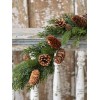 Holiday Tree Alpine Evergreen Pinecone Garland | 5ft