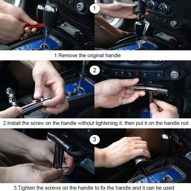 Jeep T-Handle Shift Knob Automatic Gear Stick Shifter for Jeep