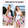 ISEYOU Extra Large Beach Bag, Waterproof Beach Totes Bags with