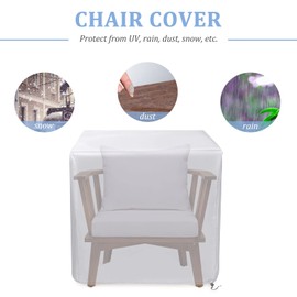 GANAZONO Furniture Cover, Garden Outdoor, Furniture Cover, Bench Cover, Waterproof, Windproof, Dustproof, Furniture Protection, Multi-functional, Oxford Dust Cover, Indoor and Outdoor Use, All Seasons (35.4 x 35.4 x 35.4 inches (90 x 90 x 90 cm)