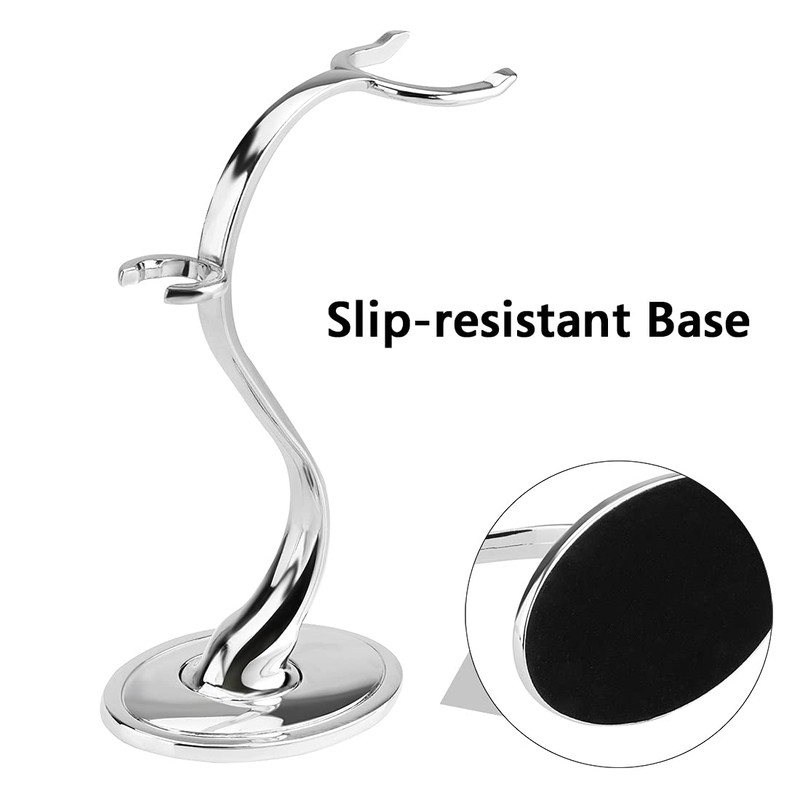 Linkidea Razor Holder Stand, Stainless Steel Shaving Brush Holder with