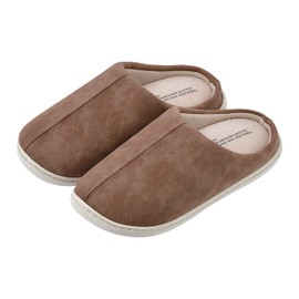 Livheart 82003-32 Room Shoes, Nouvel Brown, Size M, 9.1 - 9.6 inches (23 - 24.5 cm), Removable Insoles