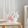 MYCENSE Swan Figurines Animal Table Decoration Collection Centerpiece Craft Ceramic