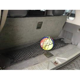 EACCESSORIES EA Trunk Organizer Cargo Net for Infiniti QX56 QX80 2011-2023 – Floor Style Cargo Net for SUV - Premium Mesh Elastic Car Trunk Organizer Vehicle Carrier Storage–Compatible with QX56 QX80