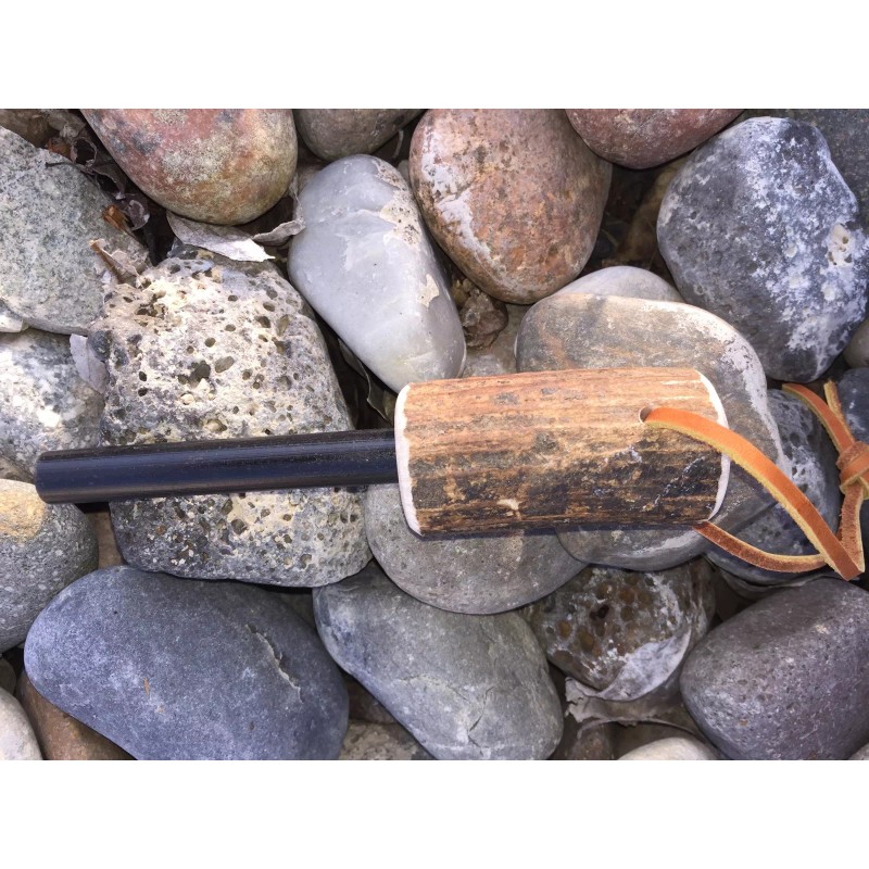 Lost River Leather Elk Antler Handle Ferro Rod Fire Starter