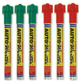 USC AUTO WRITER PENS GREEN & RED - 6 Pens (3 GREEN/3 RED) - FREE 2-DAY SHIP