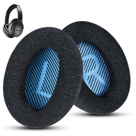 Komfortabler Stoff – Wzsipod Ohrpolster für Bose QuietComfort 25/2 Kopfhörer, kompatibel mit QC35, QC35ii, QC45, QC15 und mehr, exklusive Ersatzteile, S2