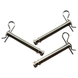 TS35010 Stainless Steel Replacement Hitch Pins & Clips for B&W 2" & 2.5" Tow and Stow (3)