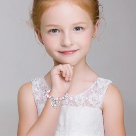 Unicorn Bracelet Girls, Jewellery Bracelets with Adjustable Braided Rope, Advent Calendar Filling Girls, Small Items for Advent Calendar Children, Unicorn Christmas Gifts for Girls, Zinc