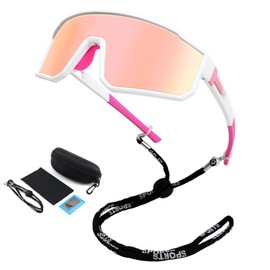 NAMIS Fast Glasses Rave, Sports Sunglasses Men Women Sports Glasses Polarised Cycling Glasses Running Glasses for MTB Road Bike Cycling Biking Ski Cycling Running with UV400 Safety Glasses