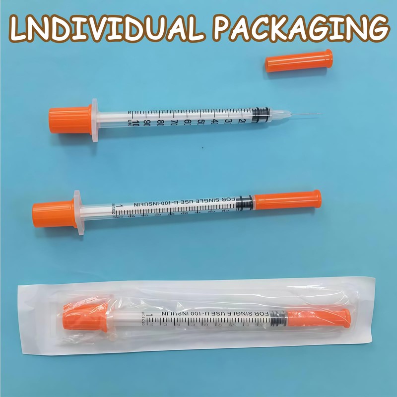 SSKHE 10 PCS 1ml Multiple Uses Measuring Feeding Pets Syringes