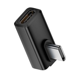 chenyang USB C Extender Adapter,USB 5.0 Type C Male to Female 90 Degree Angled Adapter Support 80Gbps Data Transfer PD 240W Fast Charging 16K/8K/5K Video Output