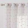 MYSKY HOME Curtains with Eyelets Living Room Curtain Transparent Decoration