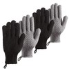 Bath Exfoliating Gloves Scrub - 4 pcs Lengthened and Large
