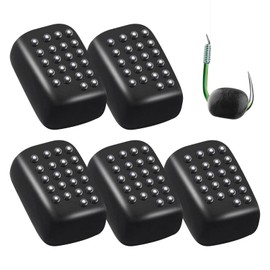 5 x Ground Lead Fishing Tungsten Fishing Lead Carp Lead Fishing Weights Easy Malleable Condensation in Water Reusable Use on Hooks, Baits or Line (12 g)