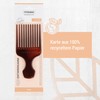 TITANIA Afro Comb (Brown) | Comb for Afro Hair |