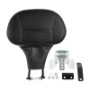 TCMT Black Front Rider Driver Backrest Pad Fit For Harley