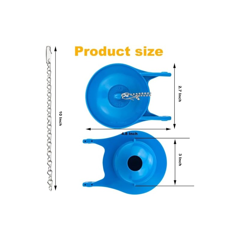 Gerber Toilet Flapper Replacement, 2 Pack 3 inch for Gerber