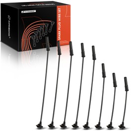 A-Premium Set of 8 Ignition Spark Plug Wires Compatible with Ford Mustang 1991 1992 1993 2.3L, Ranger 1992 1993 1994 2.3L & Mazda B2300 1994 2.3L