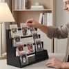 WQLLWFC 4 Tier Wooden Card Display Stand