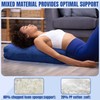 MABOZOO Yoga Bolster Pillow, Rectangular Yoga Bolster for Restorative Yoga