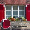 Moxweyeni 8 Pack (4 Pair) Steel Blind Shutter Hinge 1-1/16"