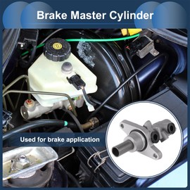 FUELHOOD Brake Master Cylinder No.3C1614019E for Volkswagen Passat 2006-2010 Hydraulic Master Cylinder Silver Tone Aluminum Alloy 1 Pcs