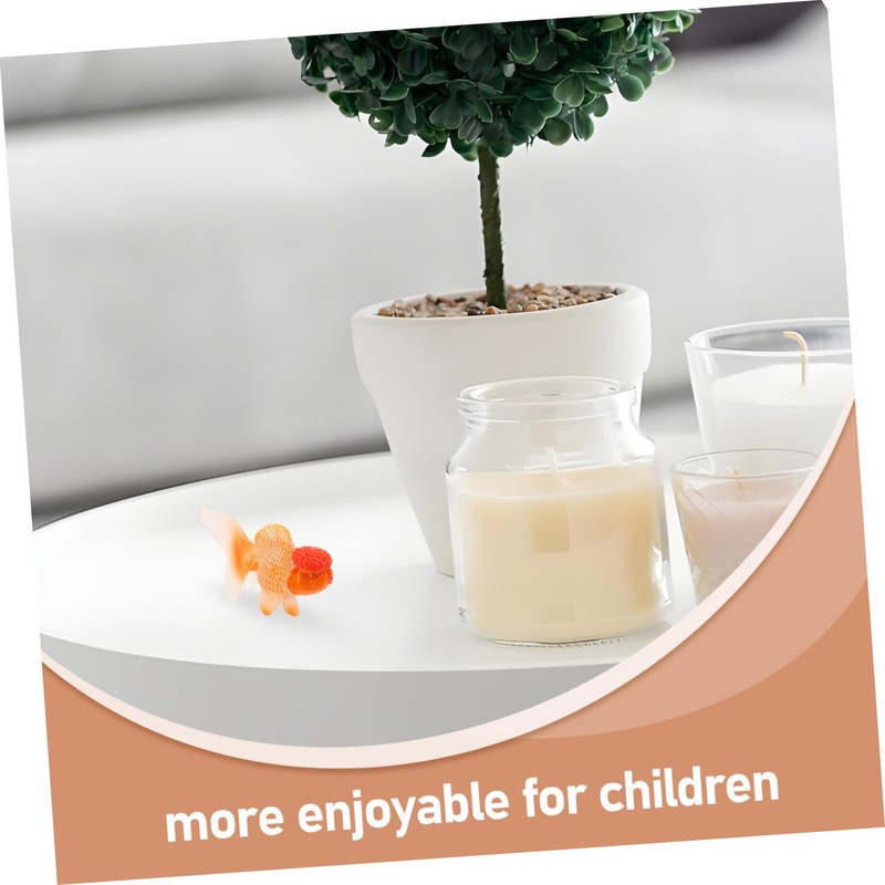 SUPVOX Realistic Artificial Goldfish Maintenance Aquarium Ornament for Lifelike Plastic