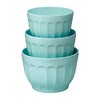 UPware 3-Piece Melamine Prep and Serve Mixing Bowl Set with