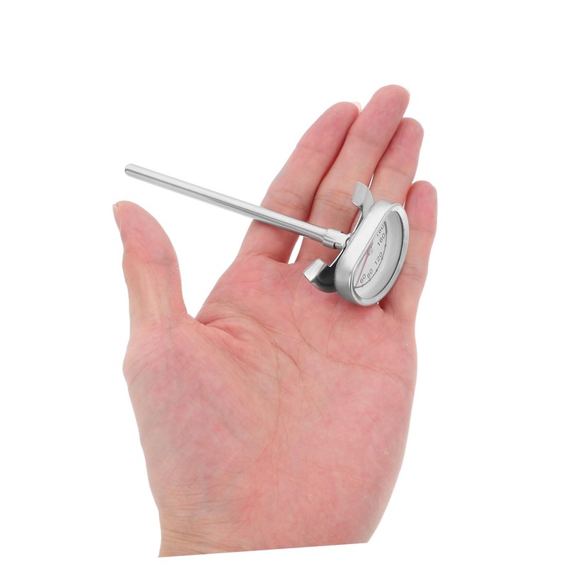 ORFOFE Stainless Steel Oil Thermometer for Frying with Stand Instant