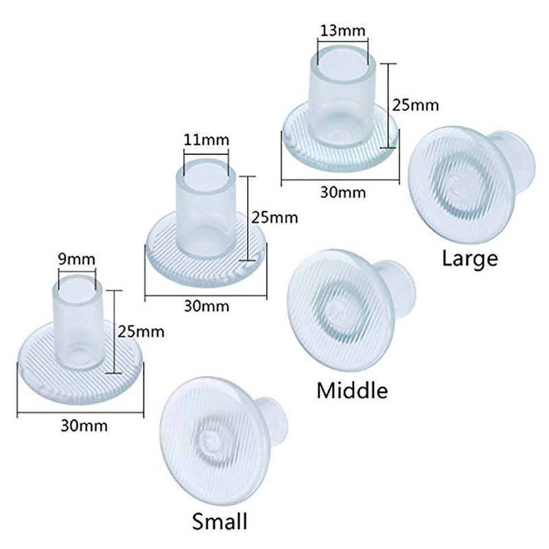 URAQT High Heel Protectors, 6 Pair Stiletto High Heel Caps,