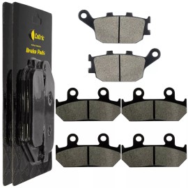 Caltric Front and Rear Brake Pads for Honda CBR600F2 CBR600 F2 Super Sport 1991-1994