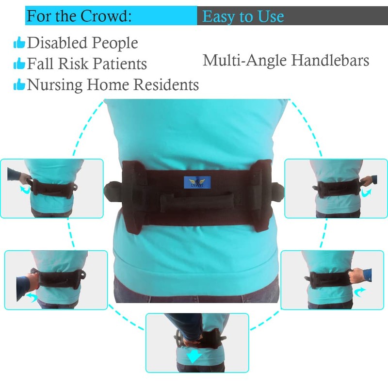 LUCKY BIG NINE Transfer Gait Belt - 55" L x