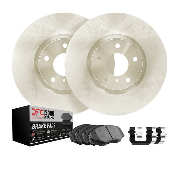 Dynamic Friction Company Rear Brakes and Rotors| Hardware Included|Rear 3000