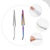 FOMIYES 2Pcs Nail Shaping Tweezers Pinch Nail Tool Stainless Steel