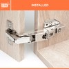 TOUCH Cabinet Hinges (2 Pairs, 4 PCS) Frameless 165 Degree