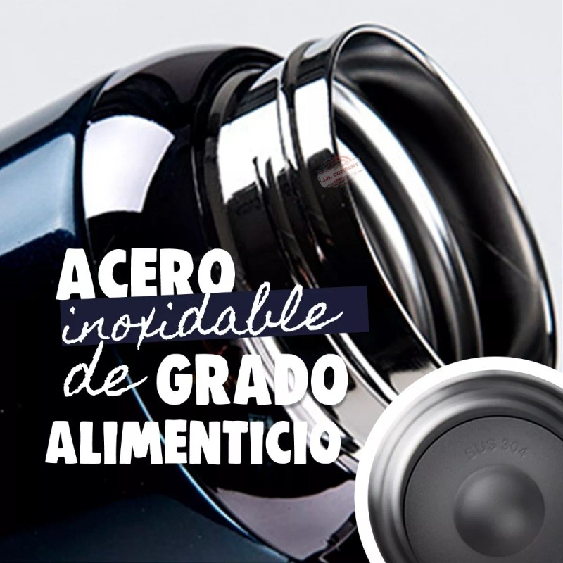 J.H COMPANY Termo De Acero Inoxidable Seguro Antiderrame 800 Ml