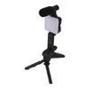 LED Video Fill Light Microphone Tripod Kit for Phone Camera