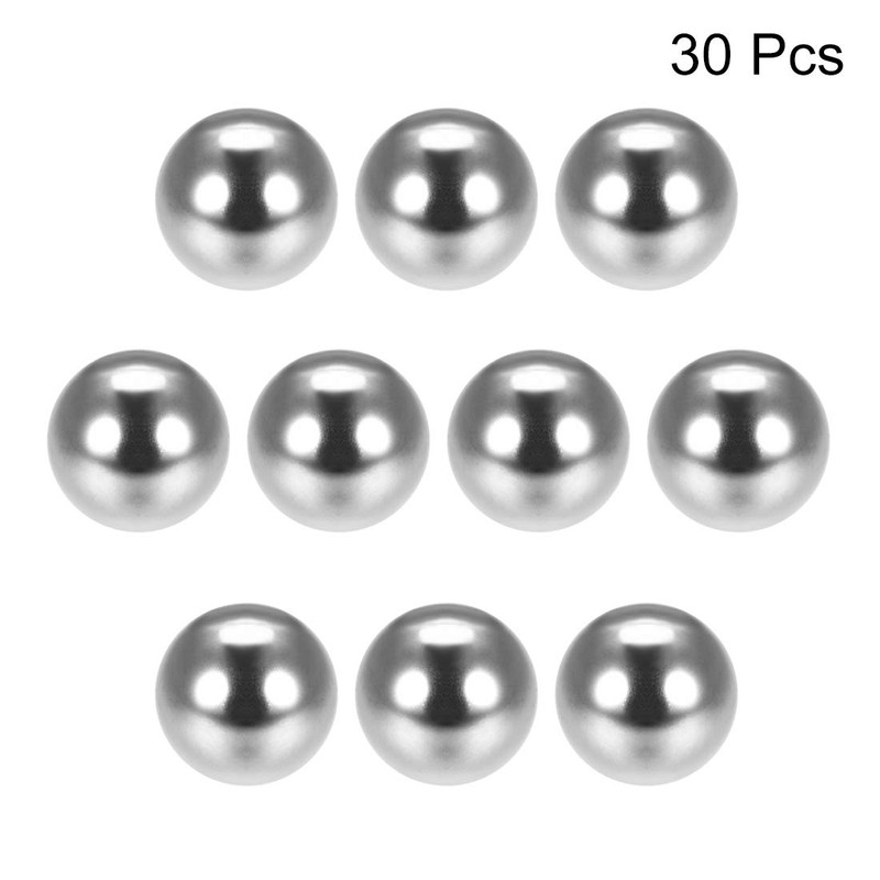 sourcing map G25 Precision Chrome-Plated Steel Bearing Balls 10 mm