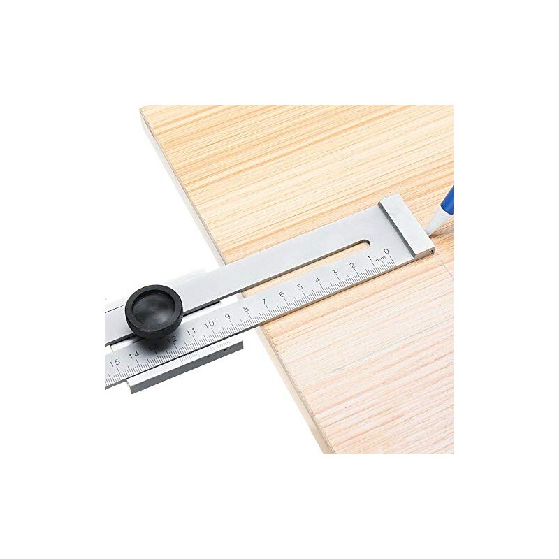 BE-TOOL Stainless Steel Marking Gauge for Woodworking Metal Marking Light