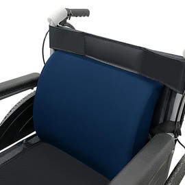 SPRING SEAON Wheelchair Lumbar Cushion Comfortable Lumbar Pillow with Adjustable Shoulder Straps Back Support for Wheelchair Office and Car