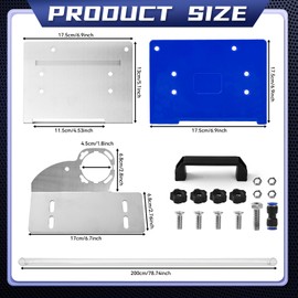 YAOZUP Angle Grinder Stand for Tiles 45 Chamfer Cutting, Angle Grinder Stand for Type 100, with 2 m Hose, Multifunctional Angle Grinder Stand for 45 Degrees (Standard Model)