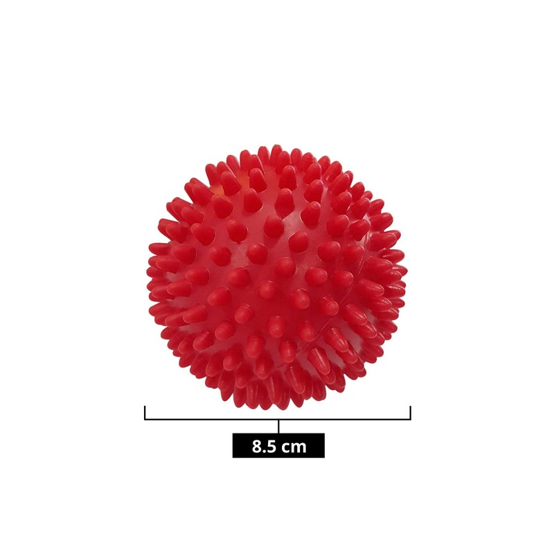 Tayga pelota masajeadora roja yoga antiestrés textura suave