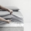 Fitted Sheet - Soft Brushed Microfiber - Deep Pockets, Shrinkage