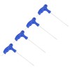 sourcing map 4pcs 1.5mm Hex Key T-Handle Dual End Wrench,