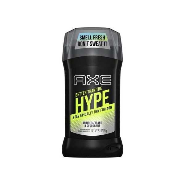 AXE Mens Antiperspirant Deodorant Better Than the Hype 2.7 Oz (Pack of 2)