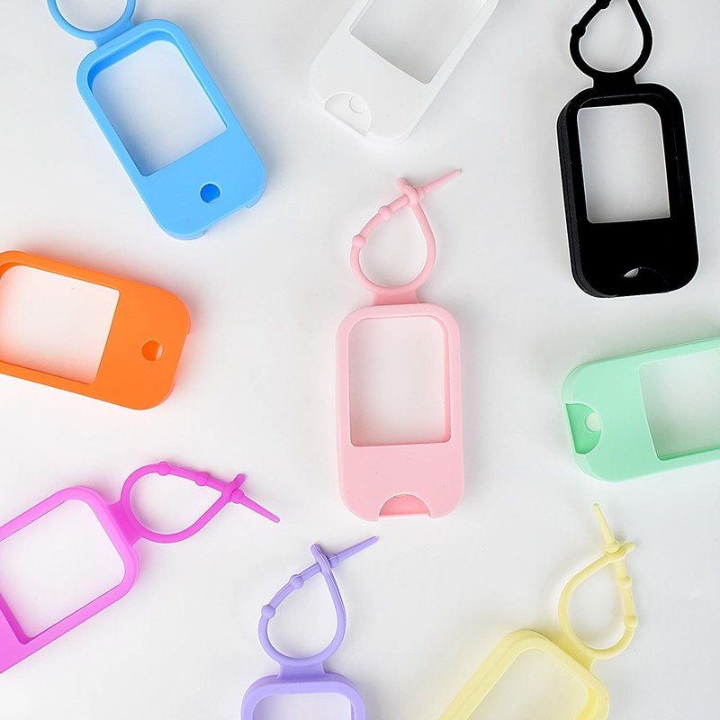 Ulbemoll 3Pcs Silicone Case Compatible with Touchland Hand Sanitizer Spray,