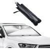 Sonnenschutz für die Frontscheibe des Autos, zusammenklappbar, einfache Installation, die